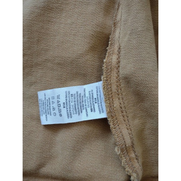 FREE PEOPLE Vintage Distressed Jacket Jean Jacket Lace Up Sleeves size M NWOT - Picture 8 of 13